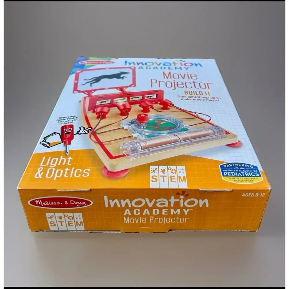 Melissa & Doug Innovation Academy Movie Projector STEM Kit NEW SEALED 30853